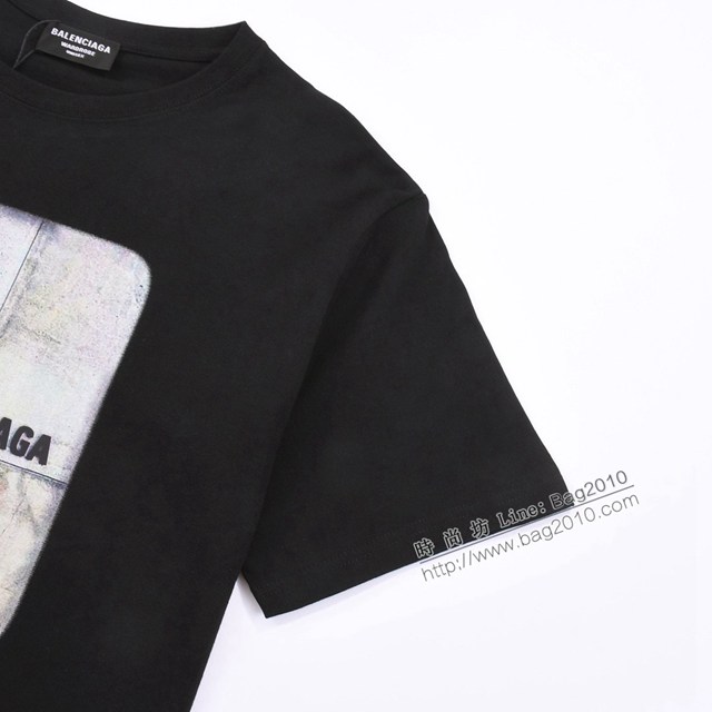 Balenciaga專櫃巴黎世家2023SS新款印花T恤 男女同款 tzy2822